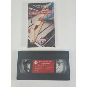 VHS: HANDYMAN CLUB OF AMERICA Table Saw Techniques